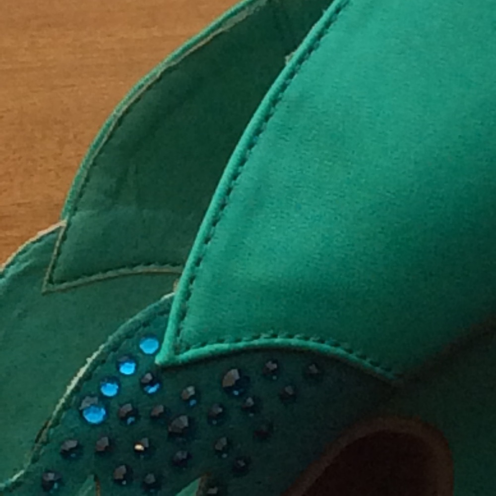 Marichi Mami Teal heels. Size 6 - Picture 7 of 7